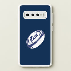 Dad Rugby Ball Galaxy S10 Plus Case