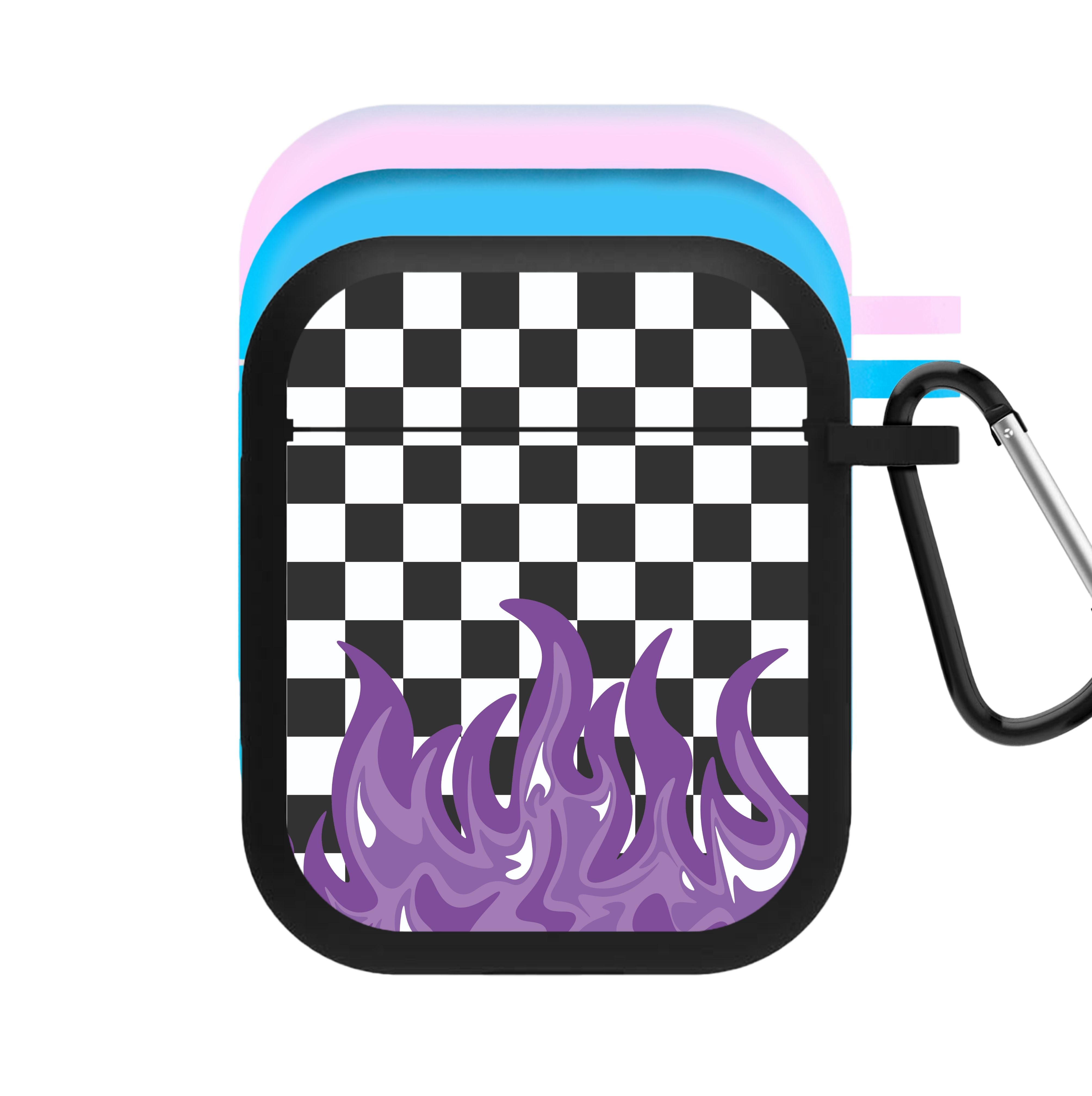 Purple Flame - Skate Aesthetic  AirPods Case