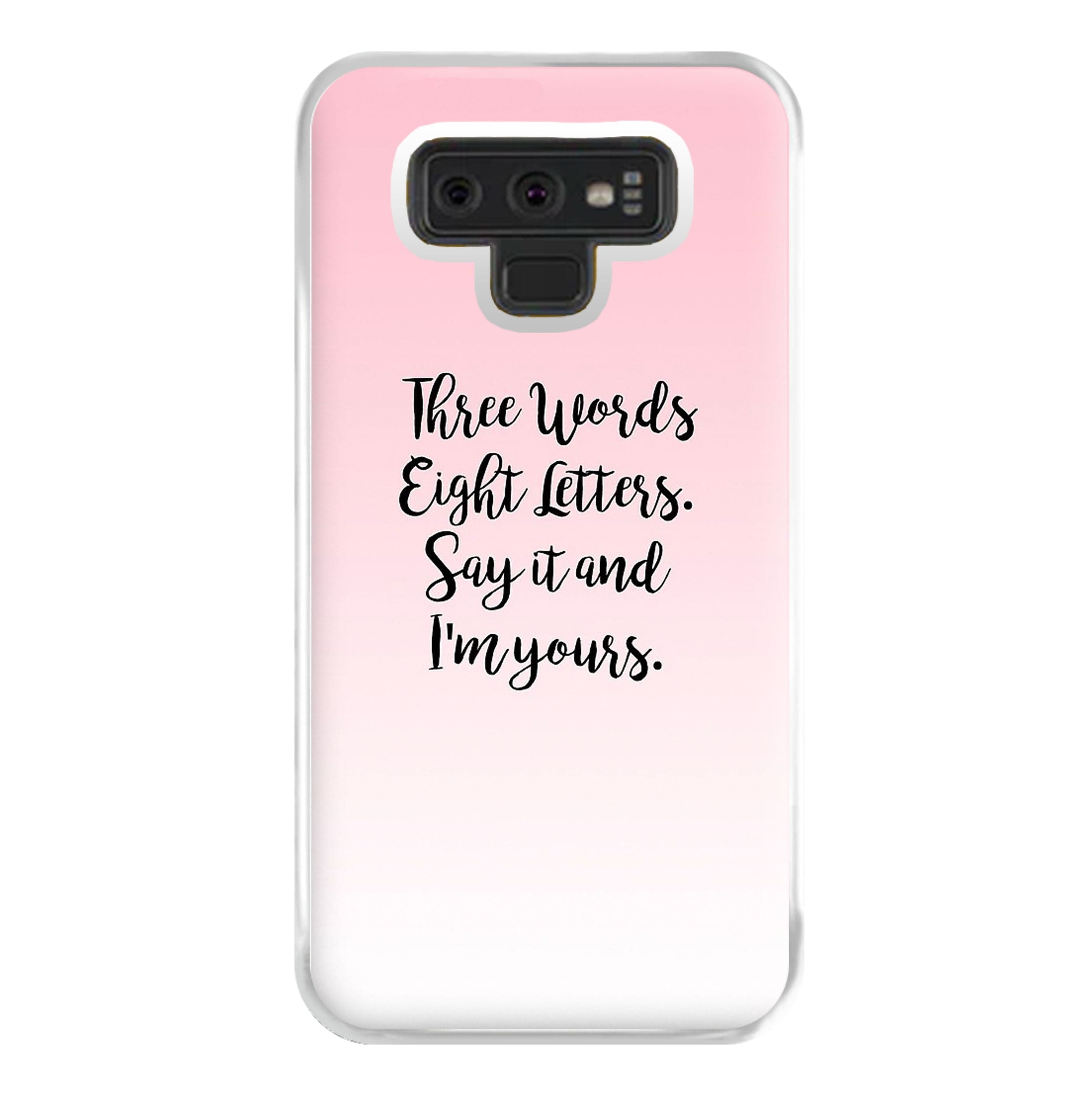 Three Words, Eight Letters - Gossip Phone Case