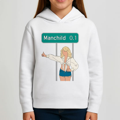 Man Child Miles Girls Hoodie
