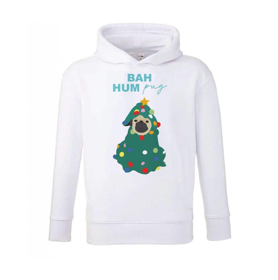 Bah Hum Pug Kids Hoodie