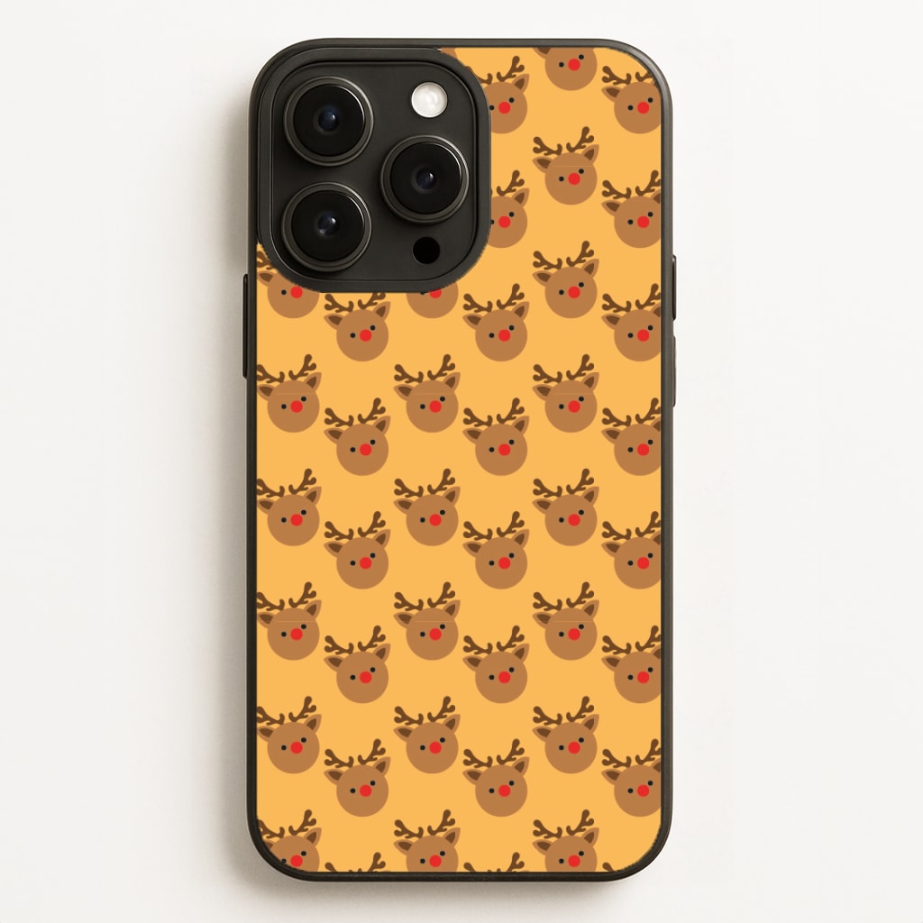 Rudolph Pattern - Christmas Patterns Phone Case
