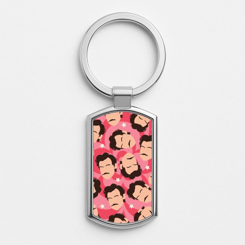 Harry Faceless Pattern Luxury Keyring