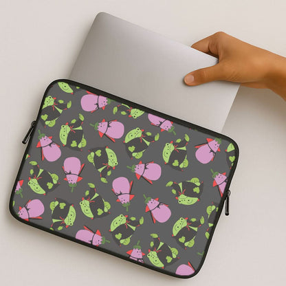 Vampire Frogs And Vegetables Pattern - Halloween MacBook Cover