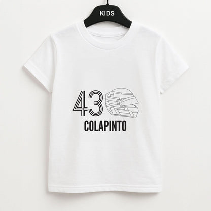 Colapinto Helmet 2026 Kids Unisex T-Shirt