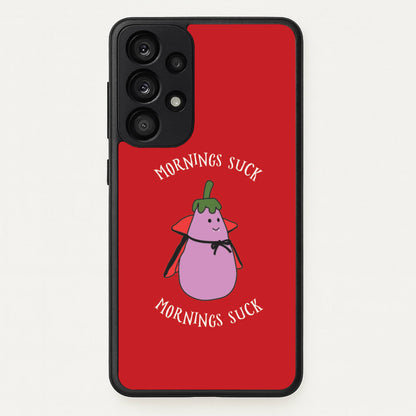 Mornings Suck Plush - Halloween Galaxy A33 Case