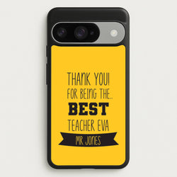 Thank You For Being The Best Teacher Google Pixel 10 / 10 Pro Case