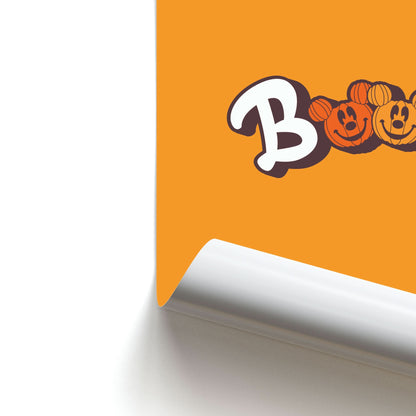 Pumkin Mouse Boo Poster