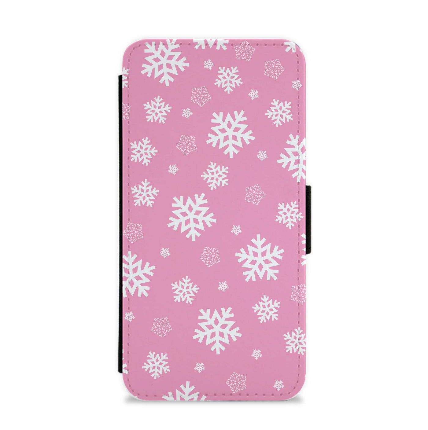 Snow Pink Pattern Flip / Wallet Phone Case