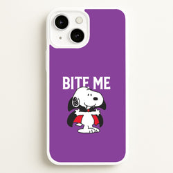 Bite Me Cartoon Beagle iPhone 13 Mini Case