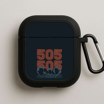 505 Band Members Dark Black AirPods Case