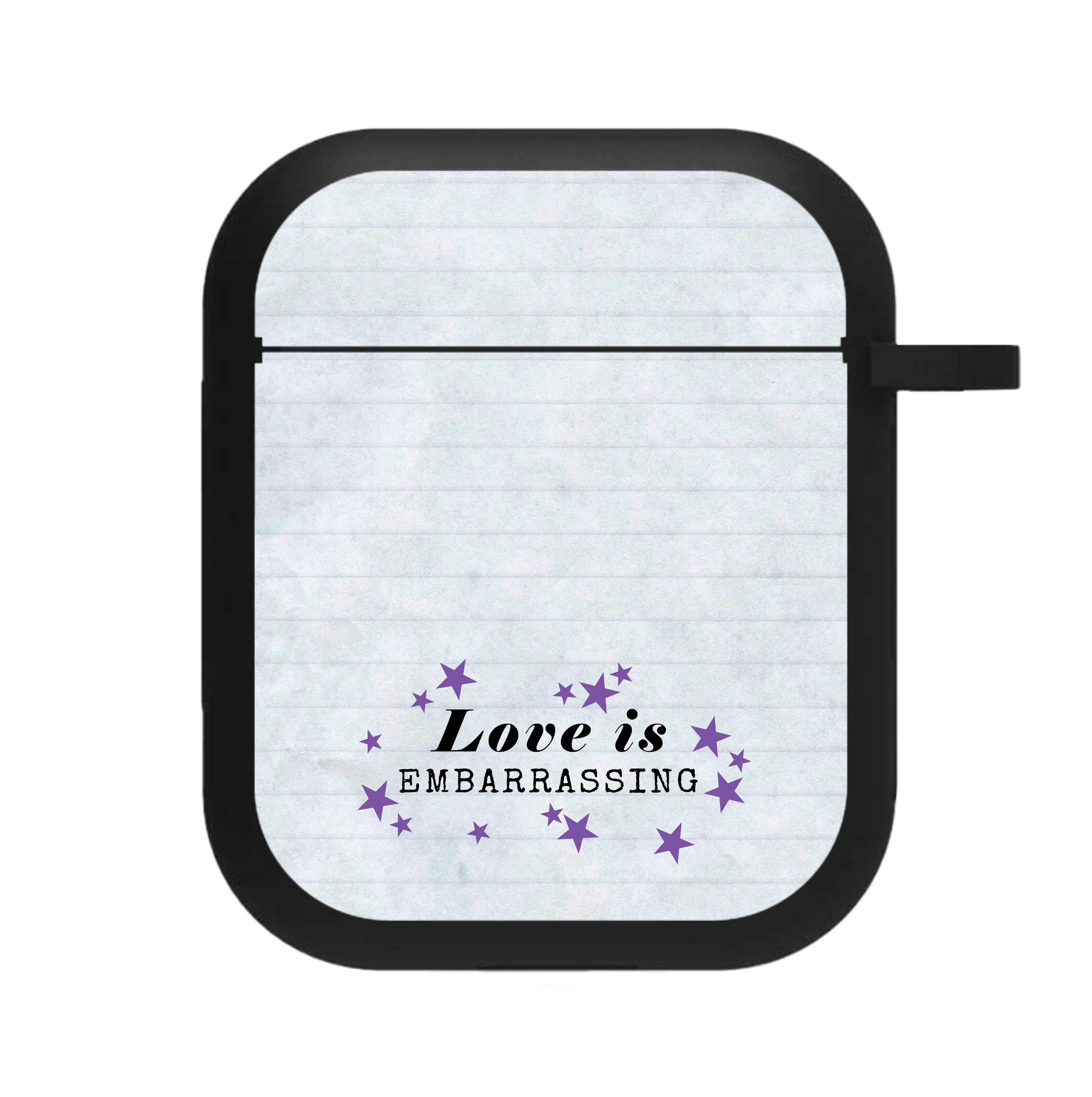 Love Is Embarrassing Note AirPods Case