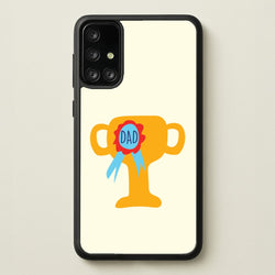 Cartoon Dad Trophy Galaxy A71 Case