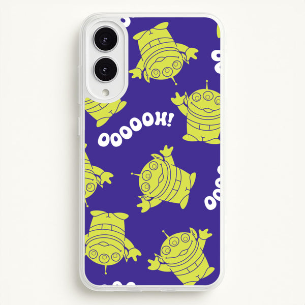 Toy Aliens Silhouette Pattern Galaxy S25 Edge Case
