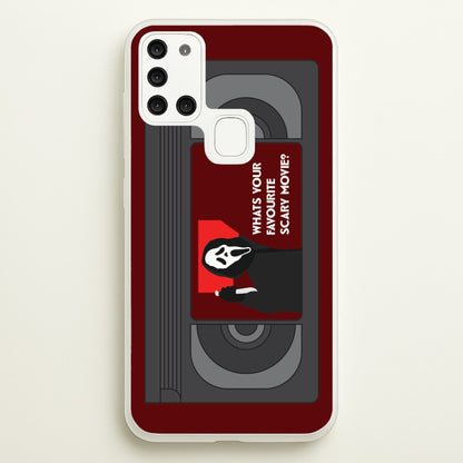 Horror Movie 7 VHS Tape Galaxy A21s Case