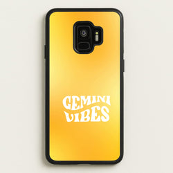 Gemini Vibes Gradient Zodiac Galaxy S9 Case