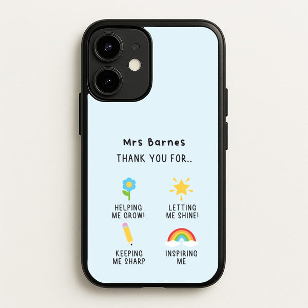Thank You For Helping Me iPhone 12 Mini Case