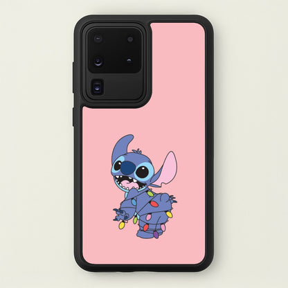 Cute Blue Alien Fairylights Galaxy S20 Ultra Case