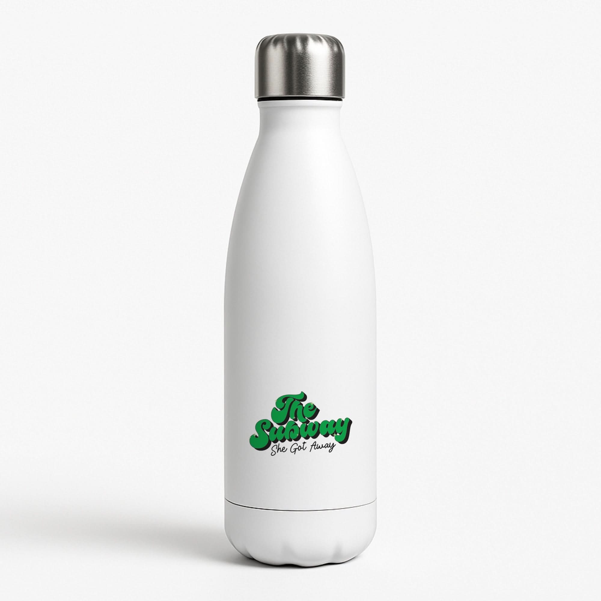 Subway Green Water Bottle