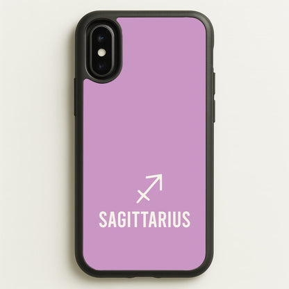 Sagittarius Pastel Zodiac iPhone X / XS Case