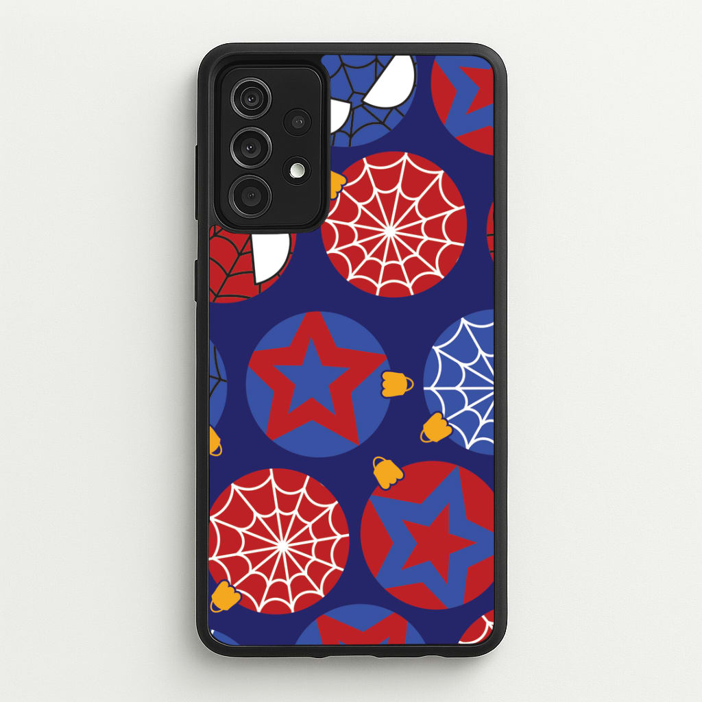 Spider Hero Baubles Pattern Galaxy A52 / A52s Case