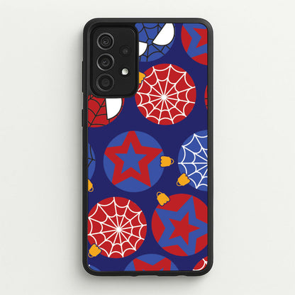 Spider Hero Baubles Pattern Galaxy A52 / A52s Case