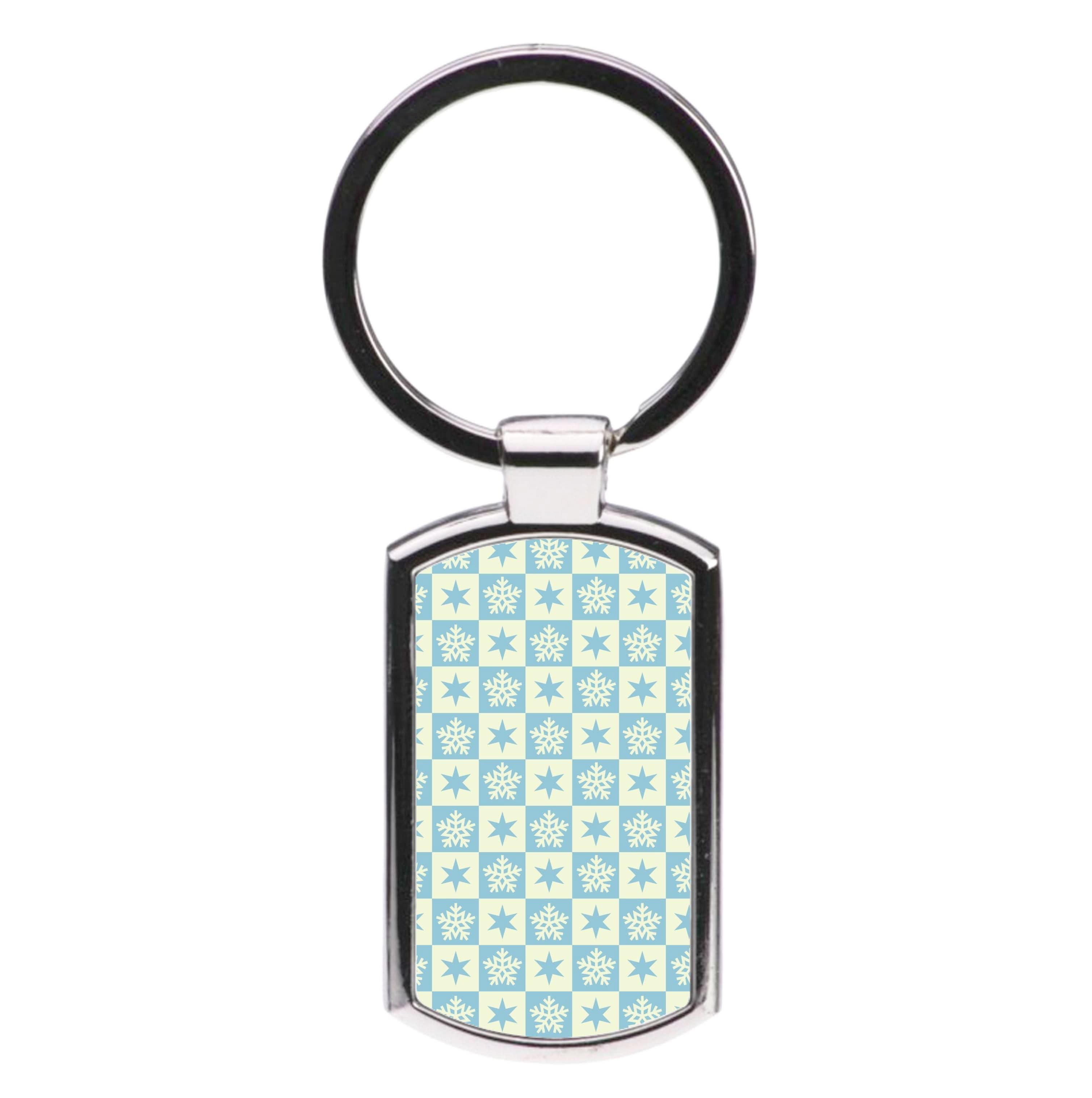 Snow And Star Pattern Luxury Keyring