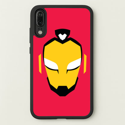 Metal Heart Hero Face Huawei P20 Case