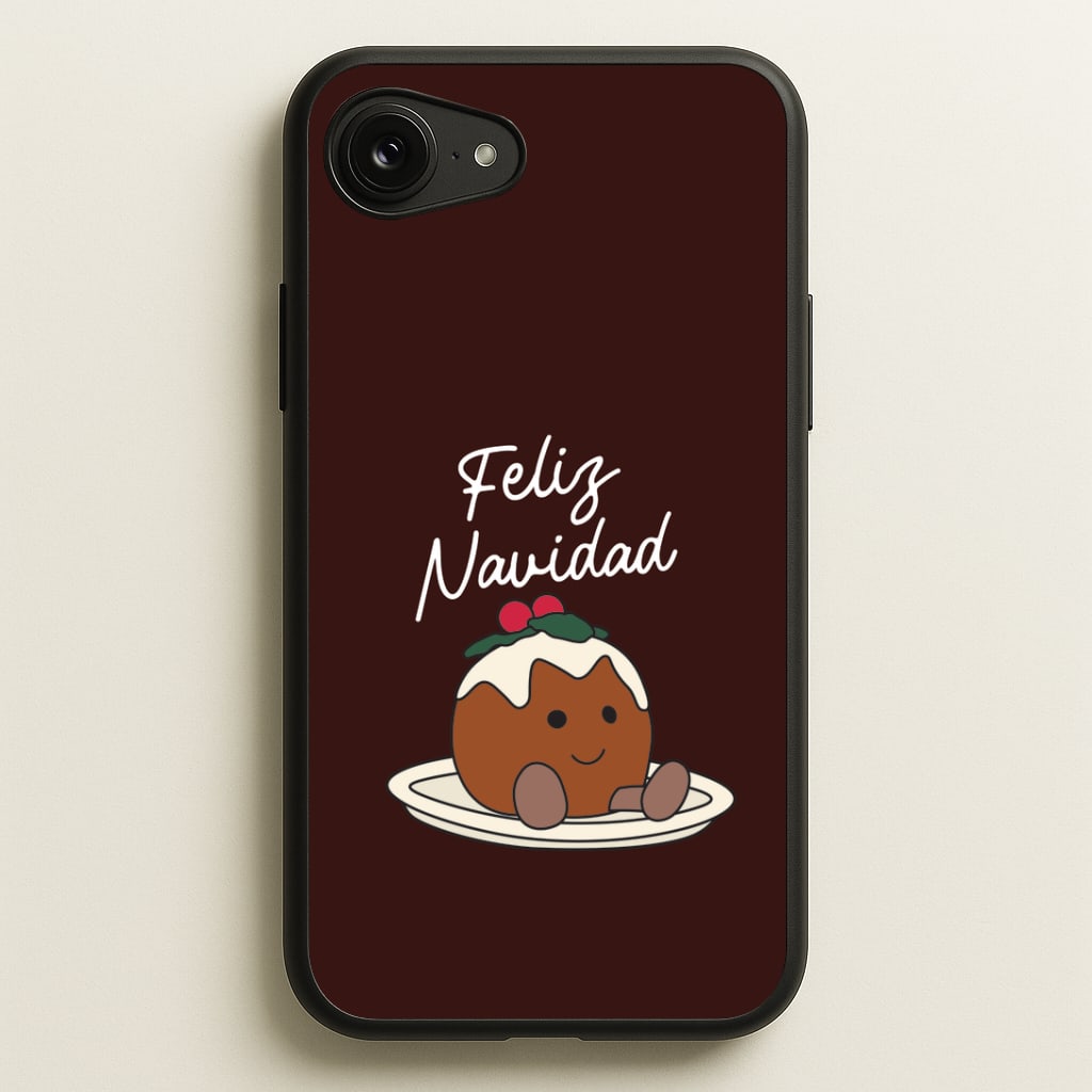 Christmas Pudding Plush iPhone 16e Case