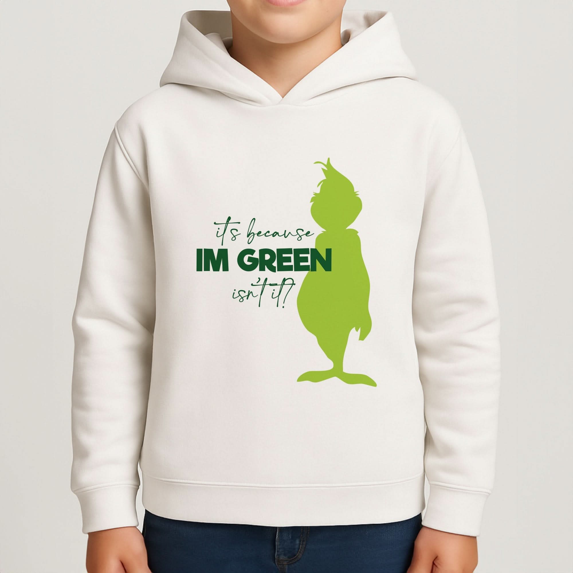 Because I'm Green Boys Hoodie