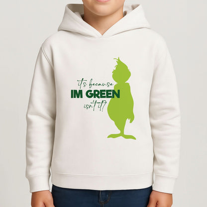 Because I'm Green Boys Hoodie