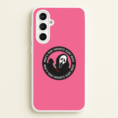 What's Your Favourite Scary Movie Badge Galaxy A16 Case