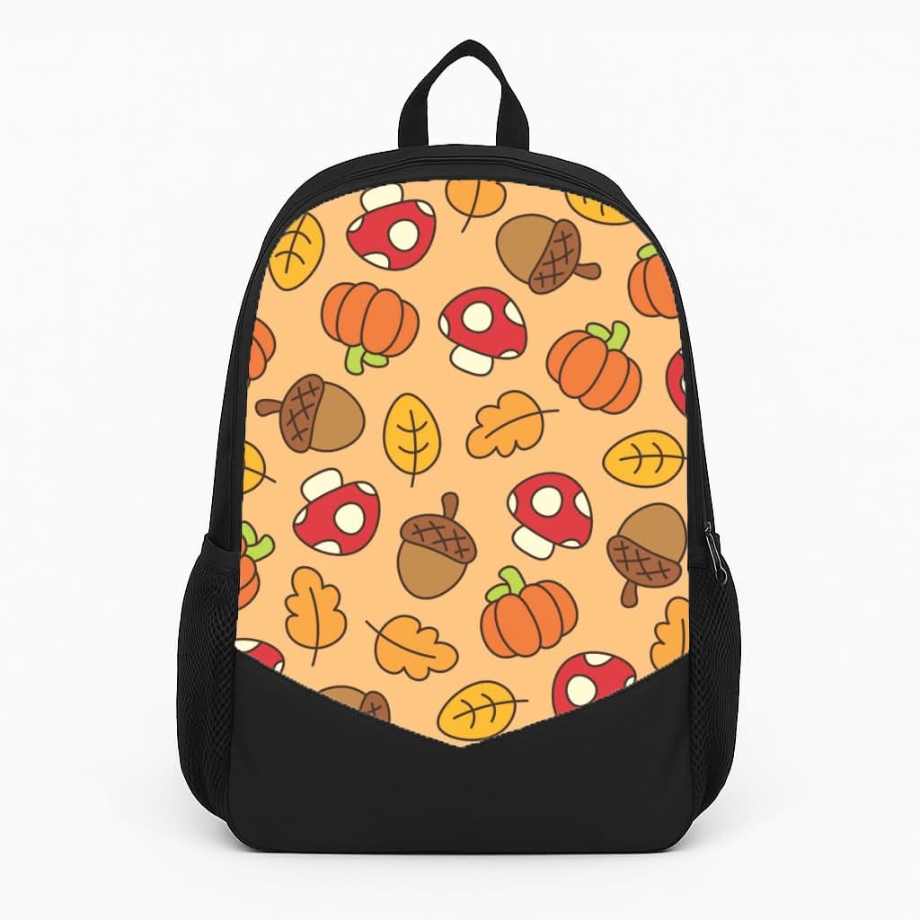 Cartoon Autumn Icons Pattern Backpack