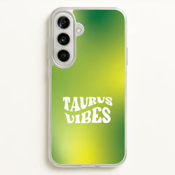 Taurus Vibes Gradient Zodiac Galaxy A56 Case