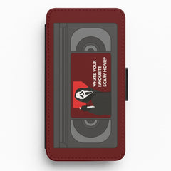 Horror Movie 7 VHS Tape Flip / Wallet Phone Case