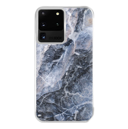 Grey and White Marble Phone Case