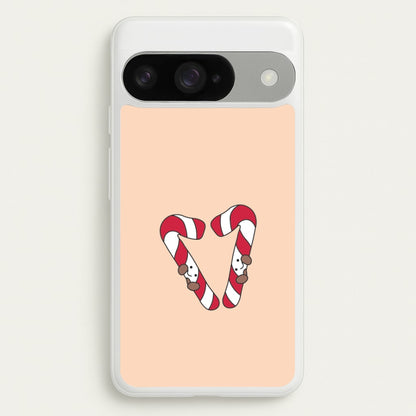 Christmas Candycane Plushies Google Pixel 10 / 10 Pro Case