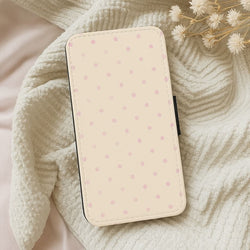 Dewy Dots Leather Phone Case