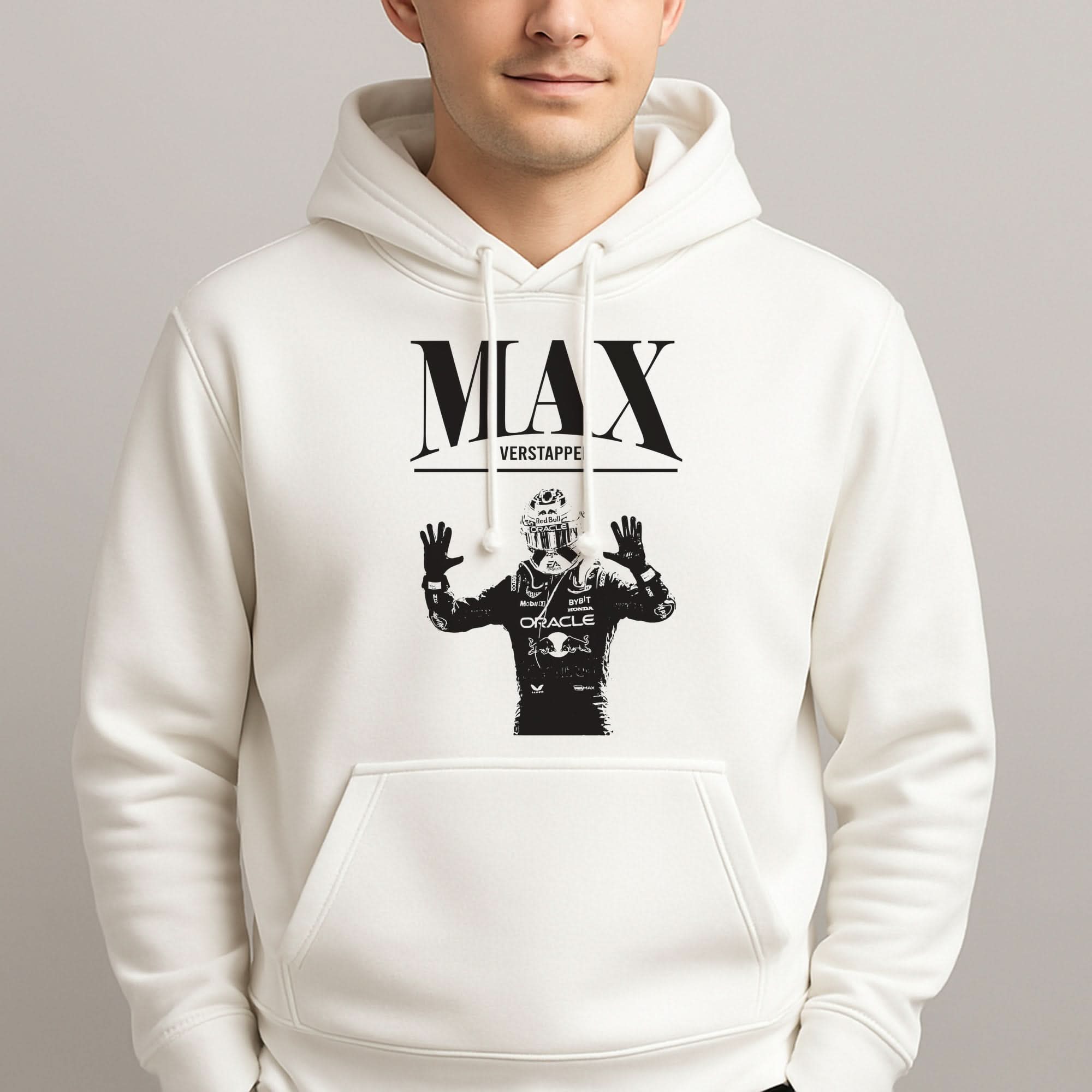 Max Blue And Red Mens Hoodie