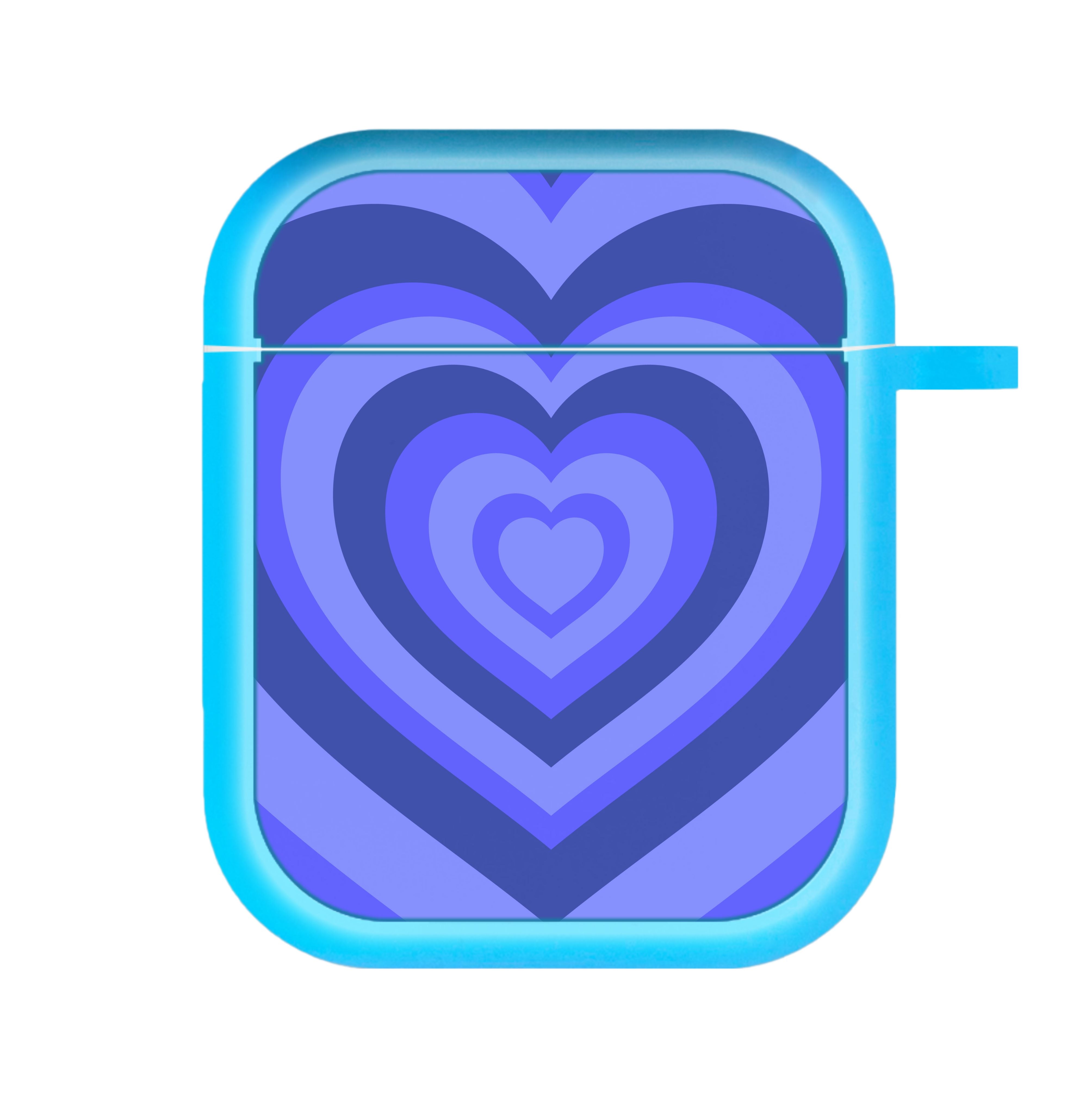 Blue - Colourful Hearts AirPods Case