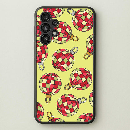 Disco Baubles Pattern Galaxy A13 Case