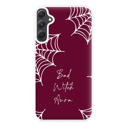 Bad Witch Aura Spider Webs Galaxy A14 Case