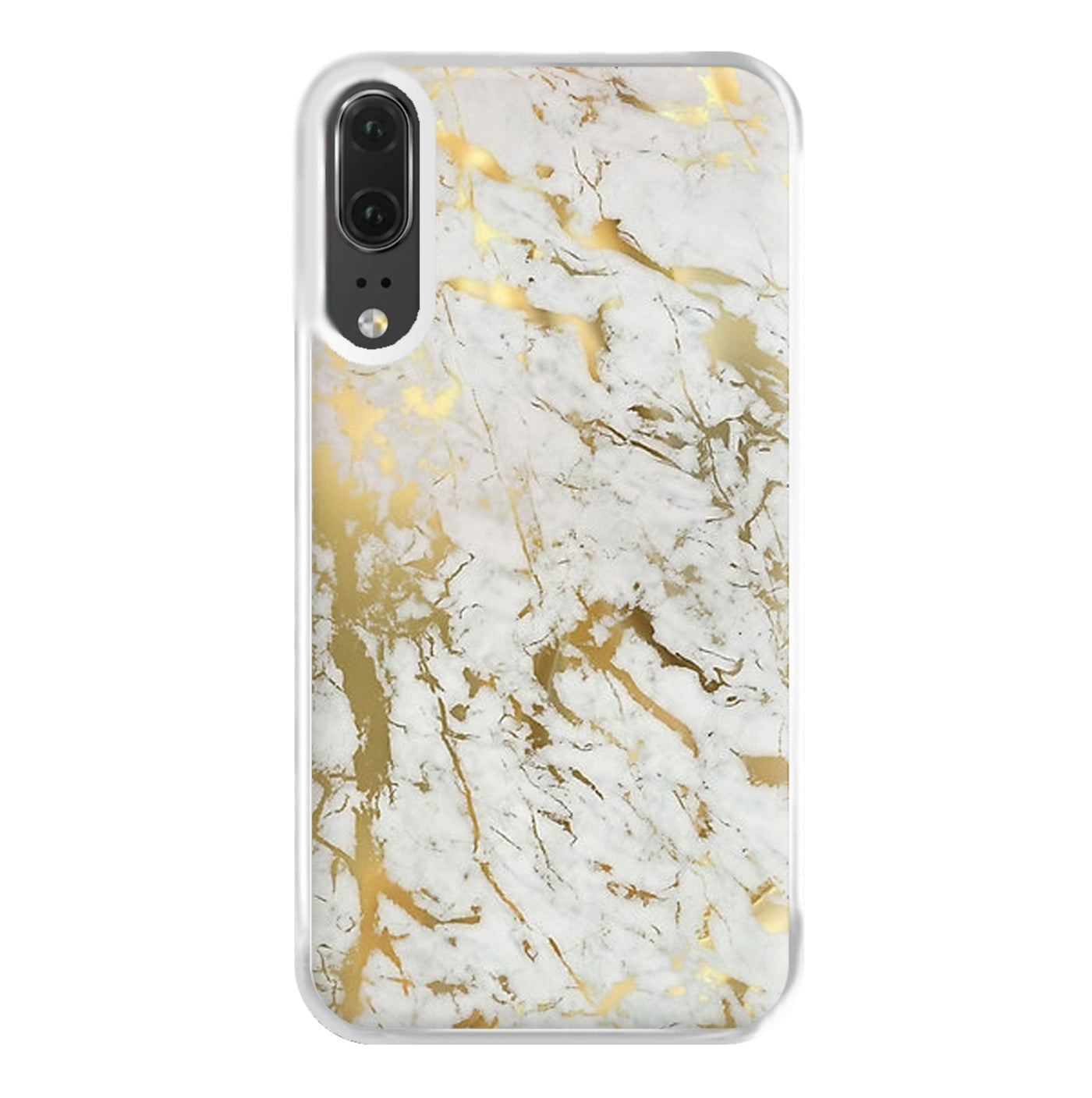 Gold Marble Splatter Phone Case