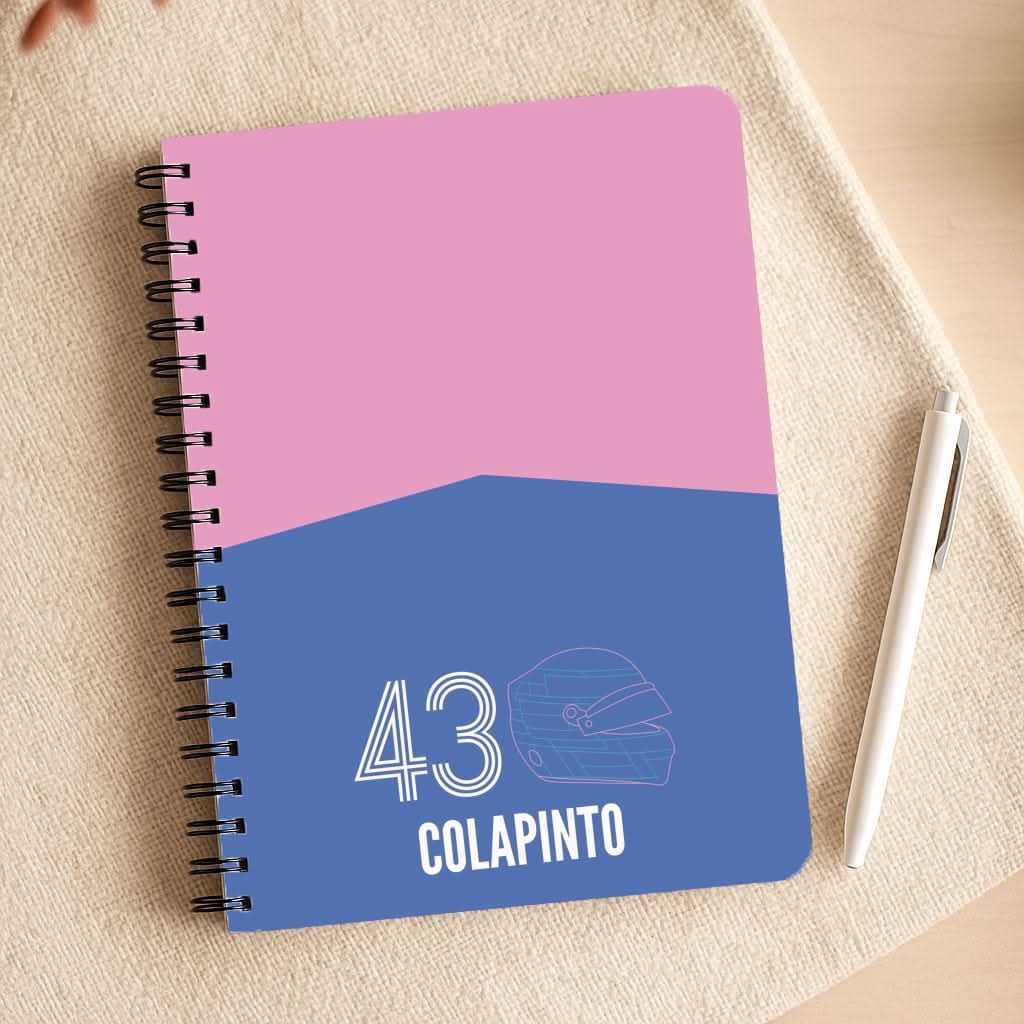 Colapinto Helmet 2026 Notepad