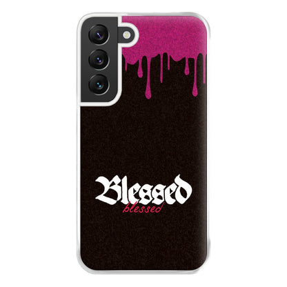 Glitter Blessed Galaxy S22 Case