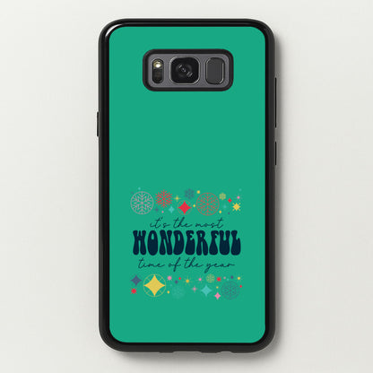 The Most Wonderful Time Of The Year Geometric Galaxy S8 Plus Case
