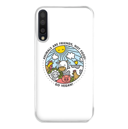 Animals Are Friends, Not Food - Vegan Phone Case