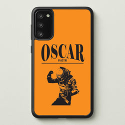 Oscar Orange And Black Galaxy A41 Case