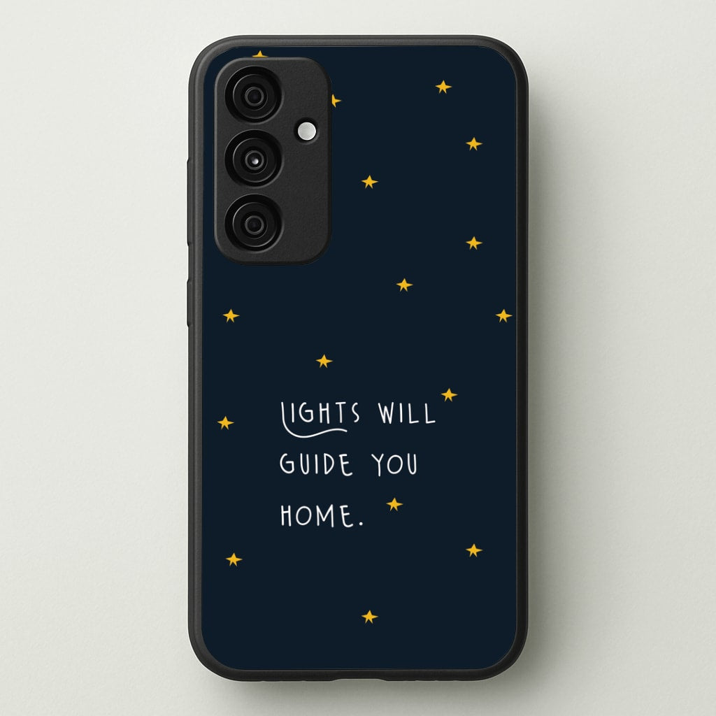Lights Will Guide You Home Galaxy A55 Case