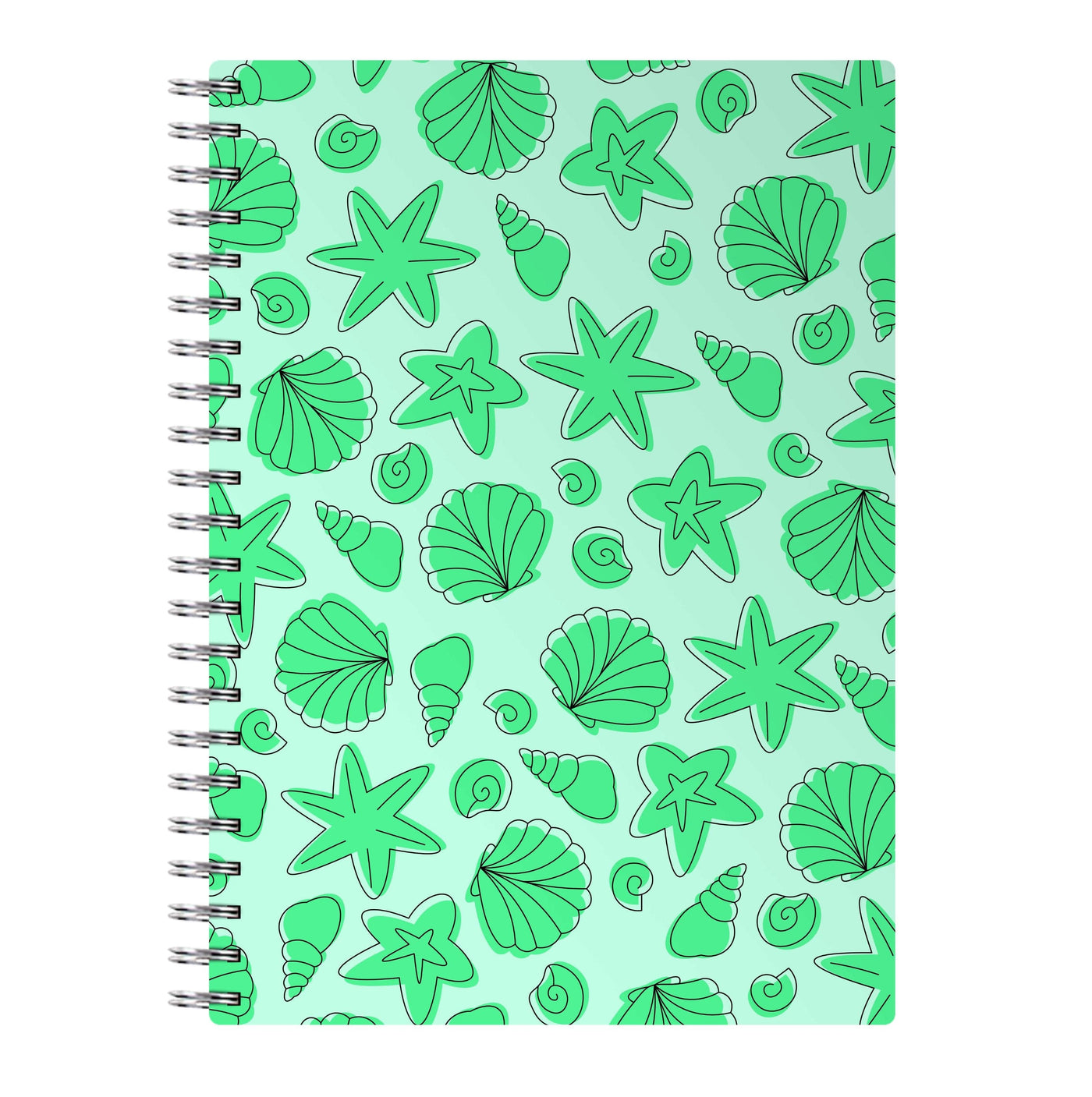 Seashells Pattern 4 Notebook
